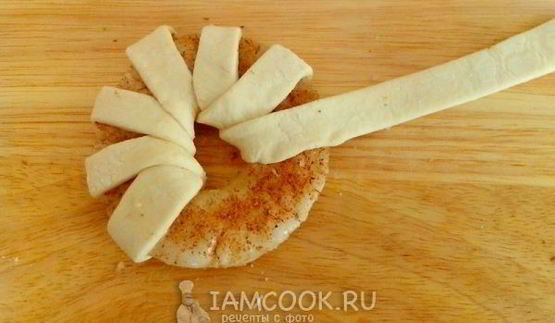 слойки с ананасами