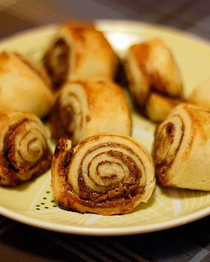 Рецепт слоек с сыром и корицей