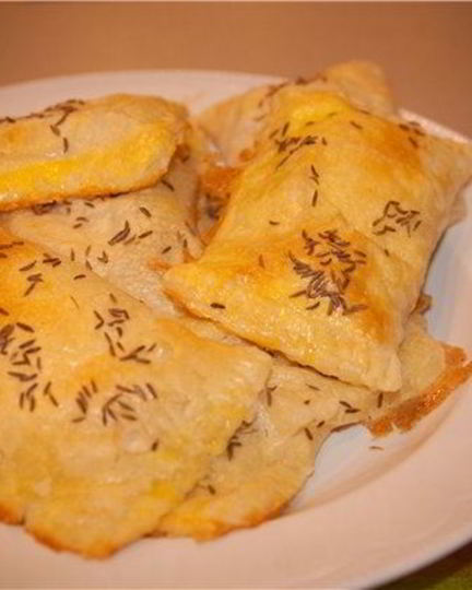 Рецепт слоек с ветчиной и сыром