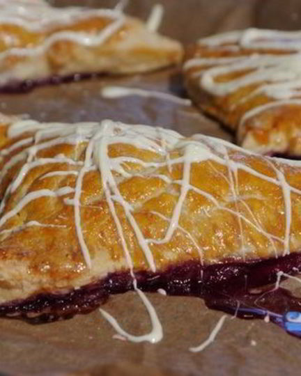 Рецепт слоек с вишней и белым шоколадом