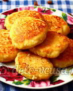 Сырники из творога с яблоками