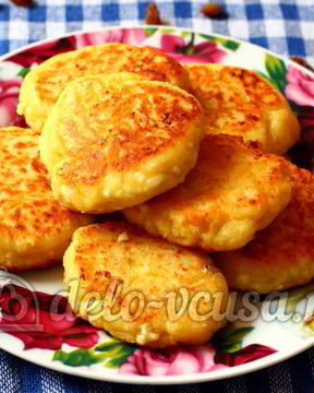 Сырники из творога с яблоками