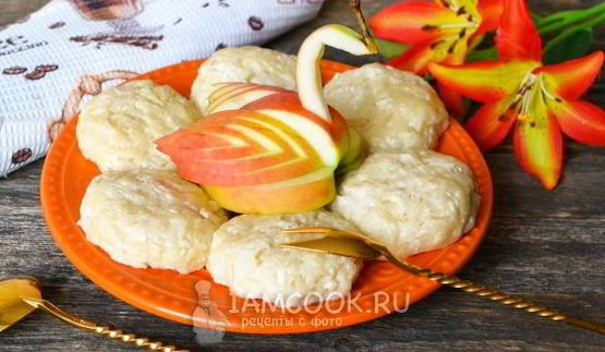 сырники на пару с яблоком