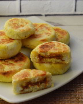 Сырники с арахисовой пастой