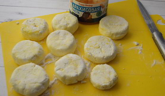 сырники с арахисовой пастой