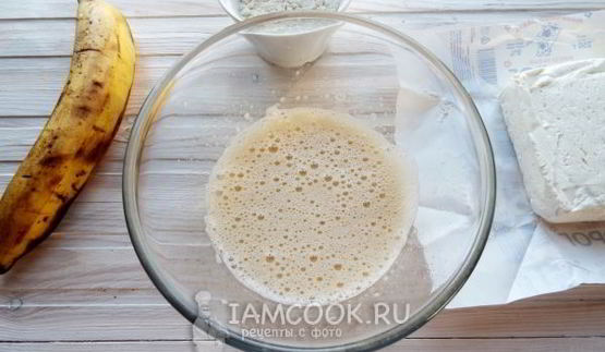 сырники с бананом и медом