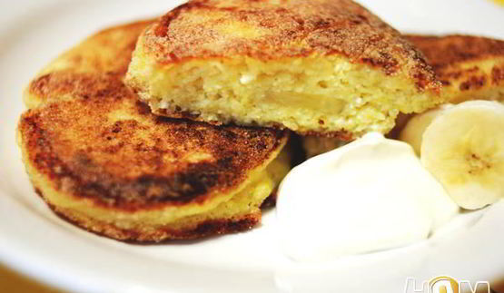 сырники с бананом