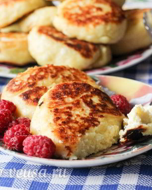 Сырники с йогуртом