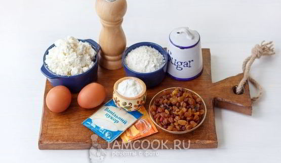 сырники с изюмом в духовке