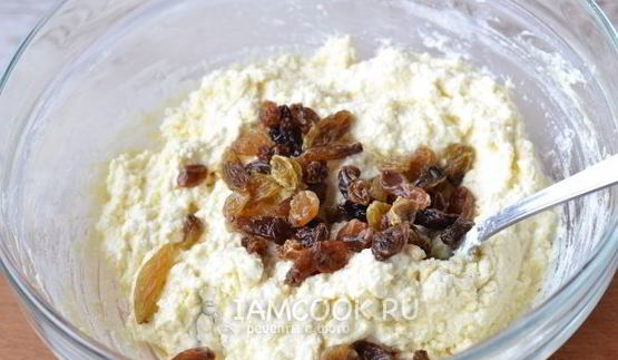 сырники с изюмом в микроволновке