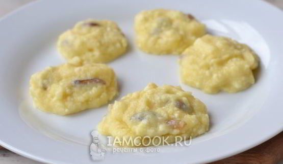 сырники с изюмом в микроволновке