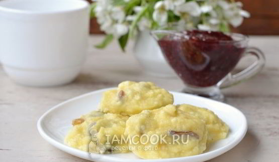 сырники с изюмом в микроволновке