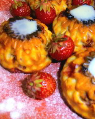 Сырники с клубникой