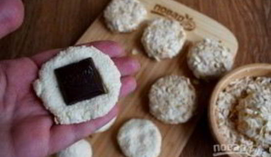 сырники с шоколадной начинкой