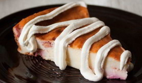 творожник с вишней