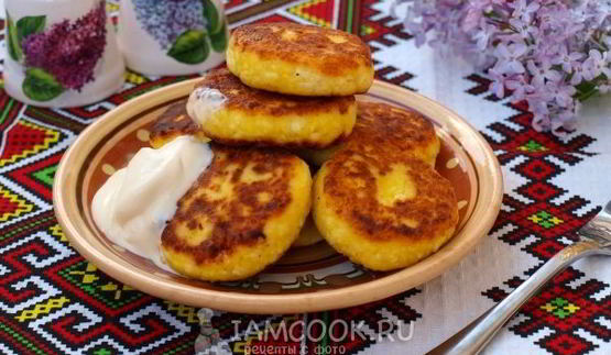 творожники на сковороде