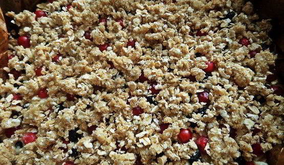 ягодный творожник без муки