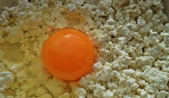 ягодный творожник без муки