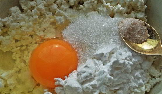 ягодный творожник без муки