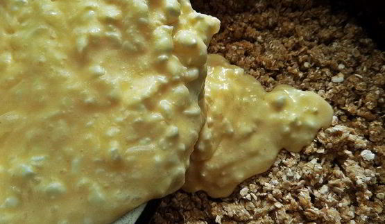 ягодный творожник без муки