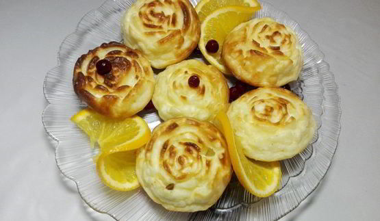 запеченные сырники