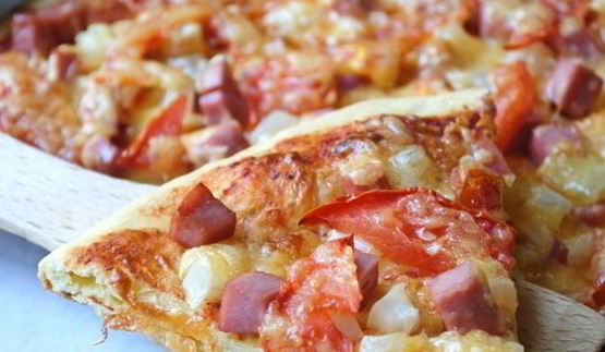 быстрое тесто для пиццы на майонезе