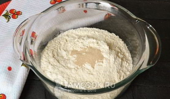 быстрое тесто для пиццы с сухими дрожжами