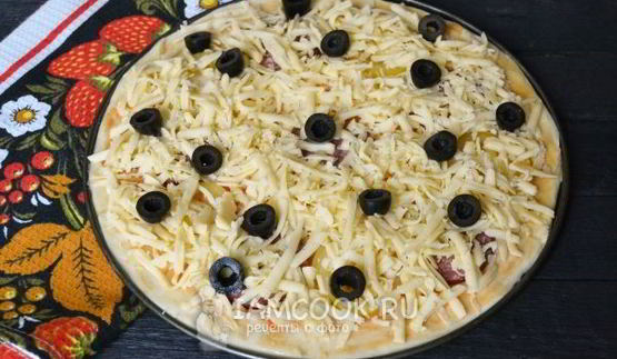 быстрое тесто для пиццы с сухими дрожжами