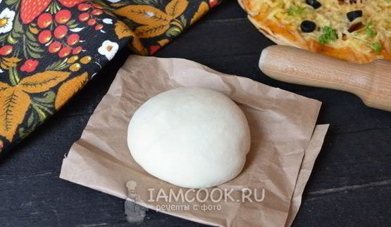 быстрое тесто для пиццы с сухими дрожжами