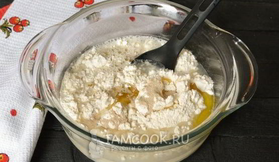 быстрое тесто для пиццы с сухими дрожжами