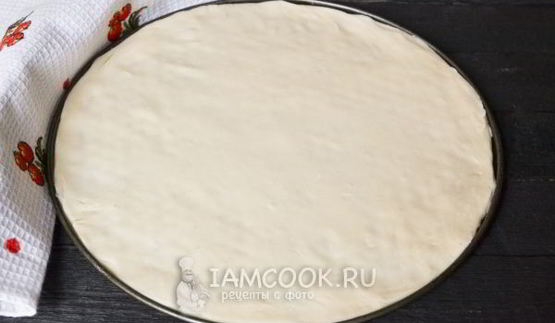 быстрое тесто для пиццы с сухими дрожжами