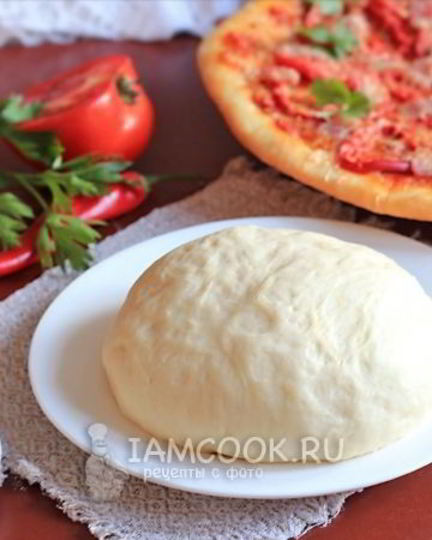 Рецепт дрожжевого теста на кефире для пиццы