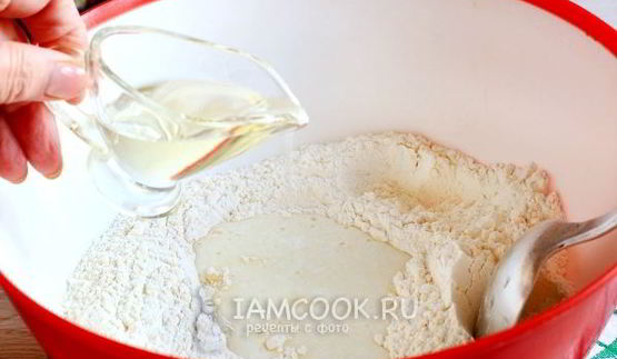 дрожжевое тесто на кефире для пиццы