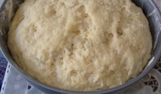 картофельное дрожжевое тесто