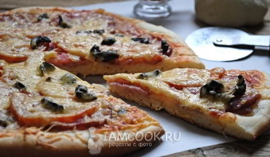 мягкое тесто для пиццы