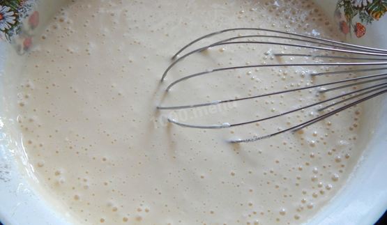 наливное тесто для пирога на кефире