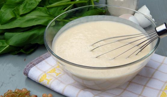 наливное тесто для пирога на кефире