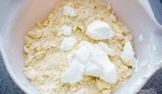 песочное тесто на сметане