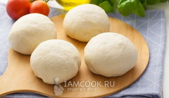 постное тесто для пиццы