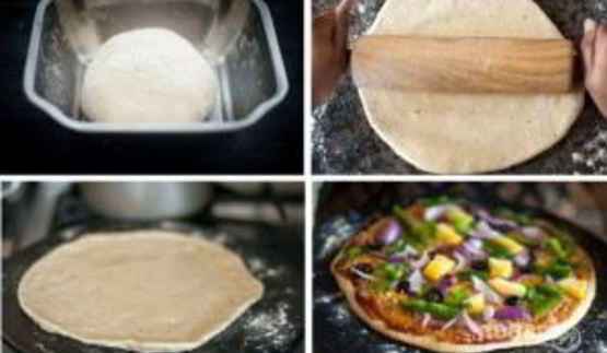 пресное тесто для пиццы без дрожжей