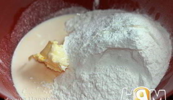 пресное тесто на сметане