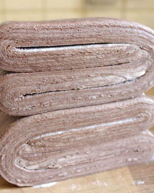 Шоколадное слоеное тесто