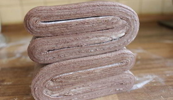 шоколадное слоеное тесто