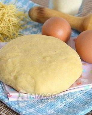 Тесто для домашней лапши