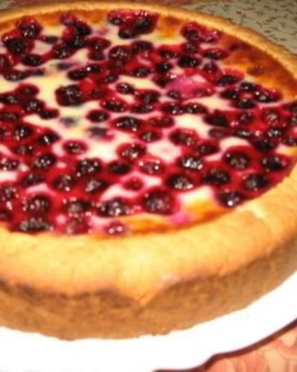 Рецепт теста для пирога с ягодами