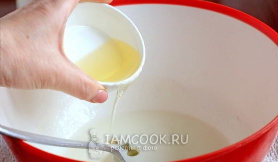 тесто для пирогов на кефире без дрожжей