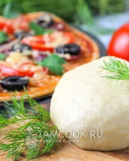 Рецепт теста для пиццы без дрожжей на молоке