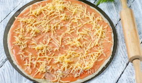 тесто для пиццы без дрожжей на молоке