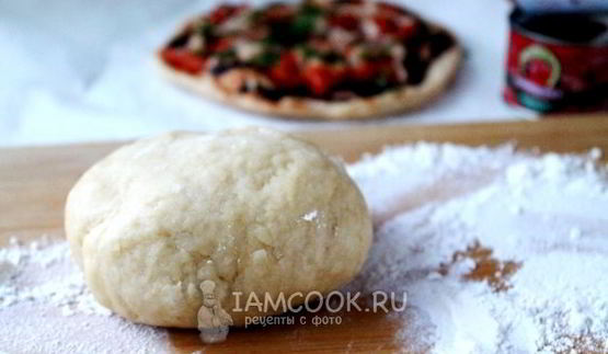 тесто для пиццы без яиц