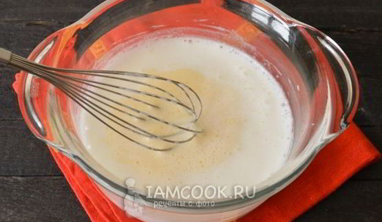 тесто для пиццы на кислом молоке